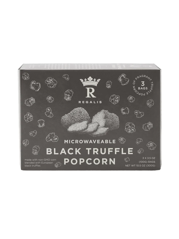 Regalis Microwavable Black Truffle Popcorn