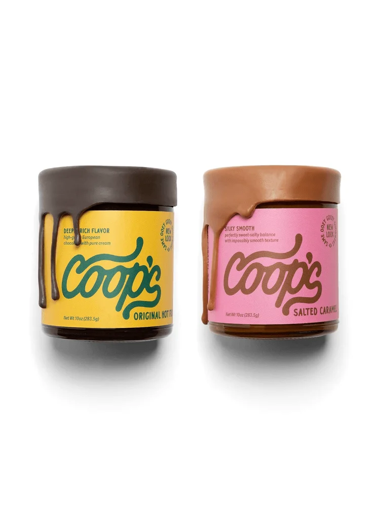 Coop’s Original Hot Fudge & Salted Caramel Sauces