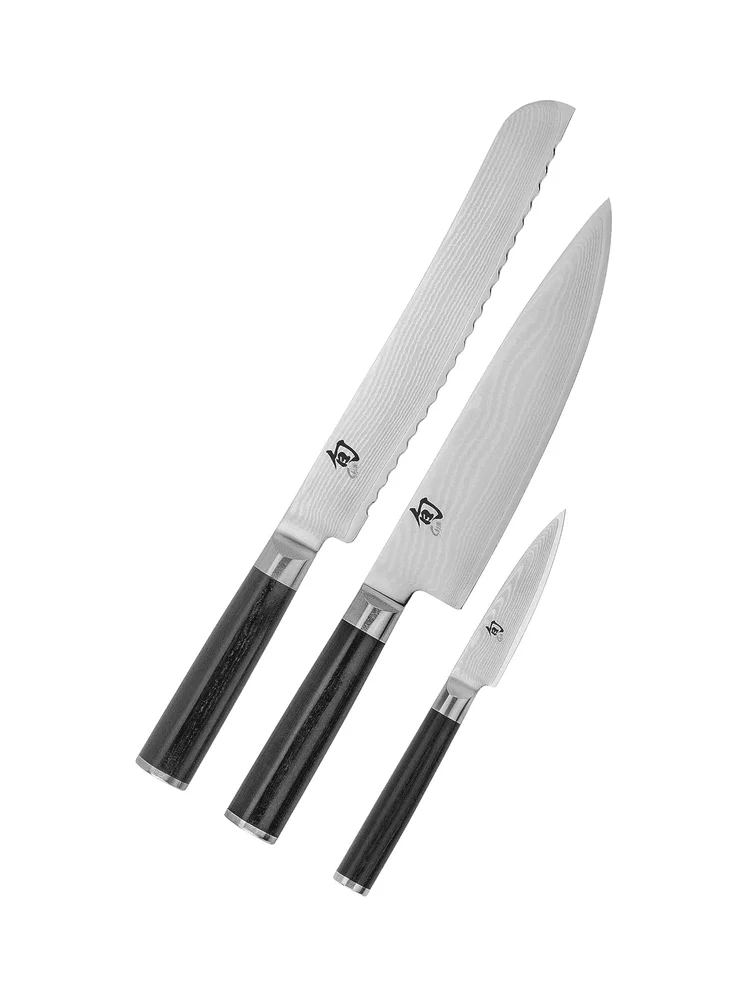 Shun Classic Damascus 3 Piece Knife Set