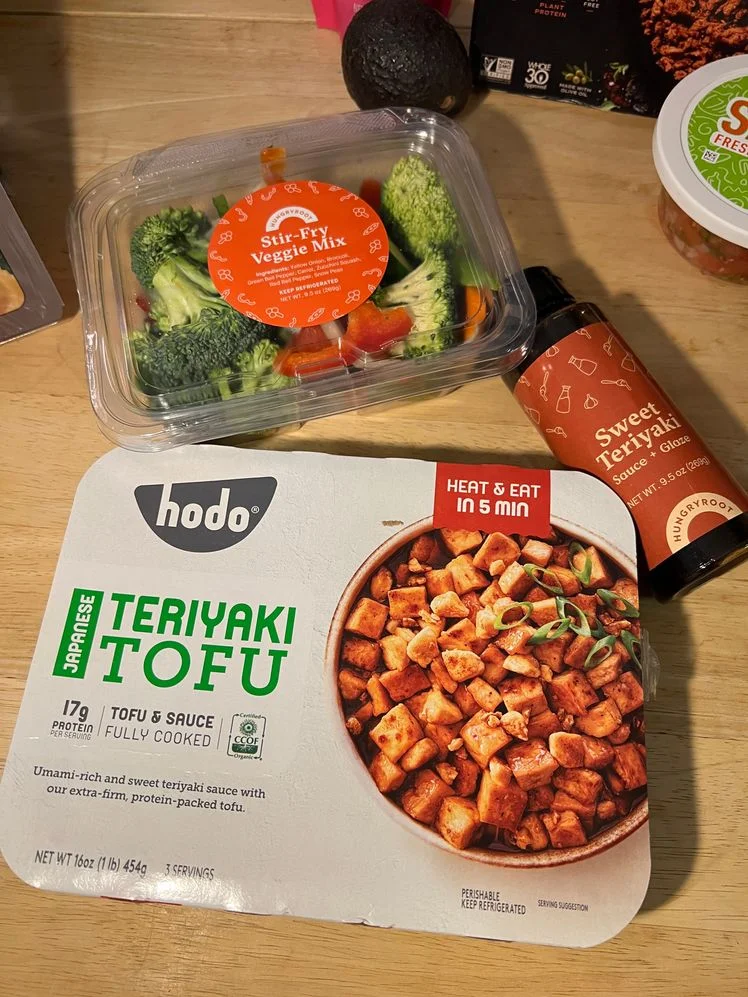 hungryroot vegetable tofu stir fry ingredients