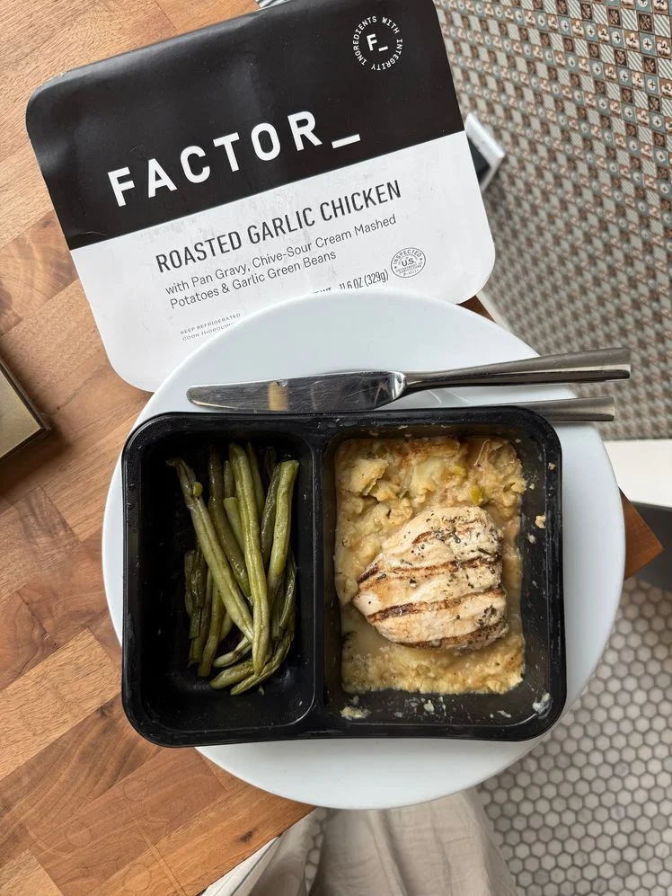 Factor roasted garlic chicken