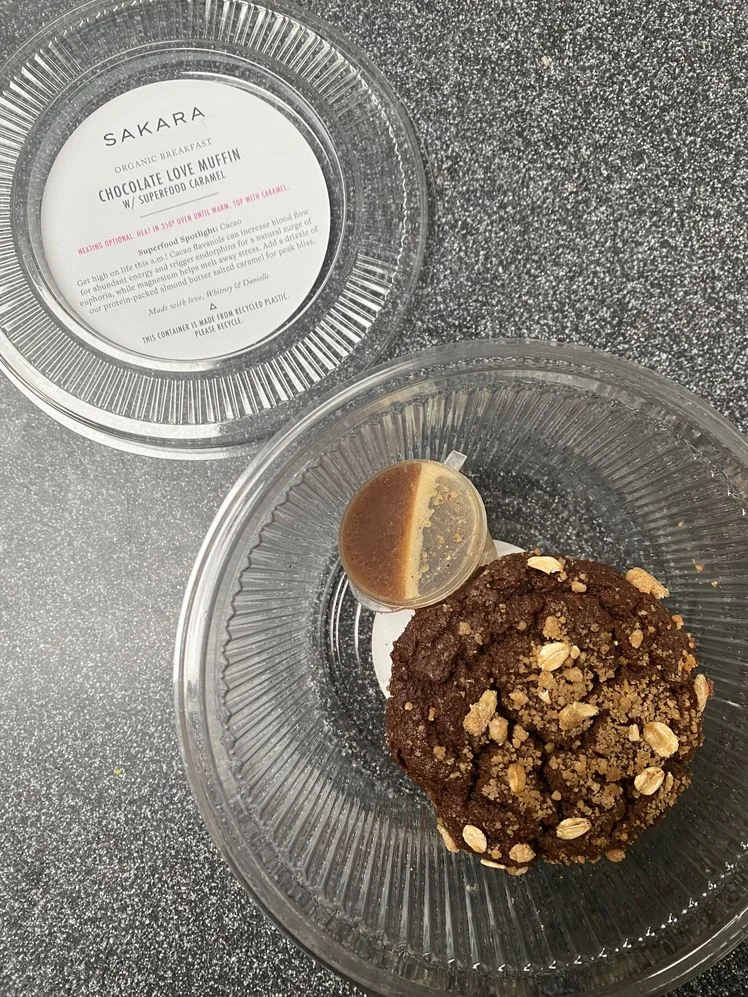 Image may contain: Food, Grain, Produce, Granola, Plate, and Bread