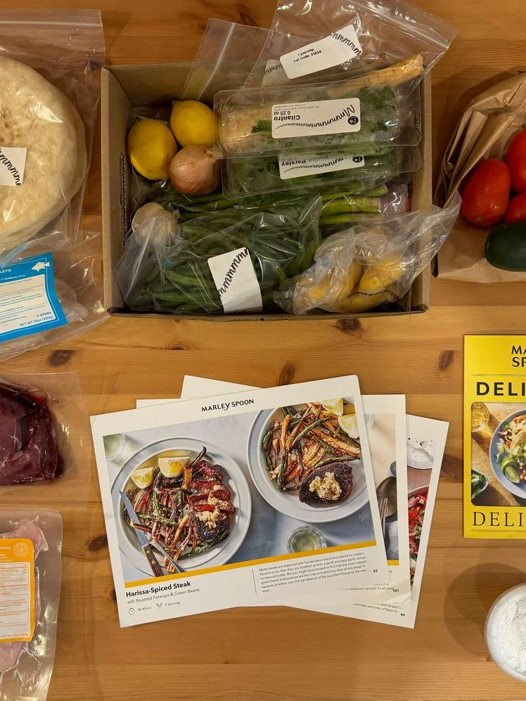 Image may contain: Bread, Food, Plate, and Box