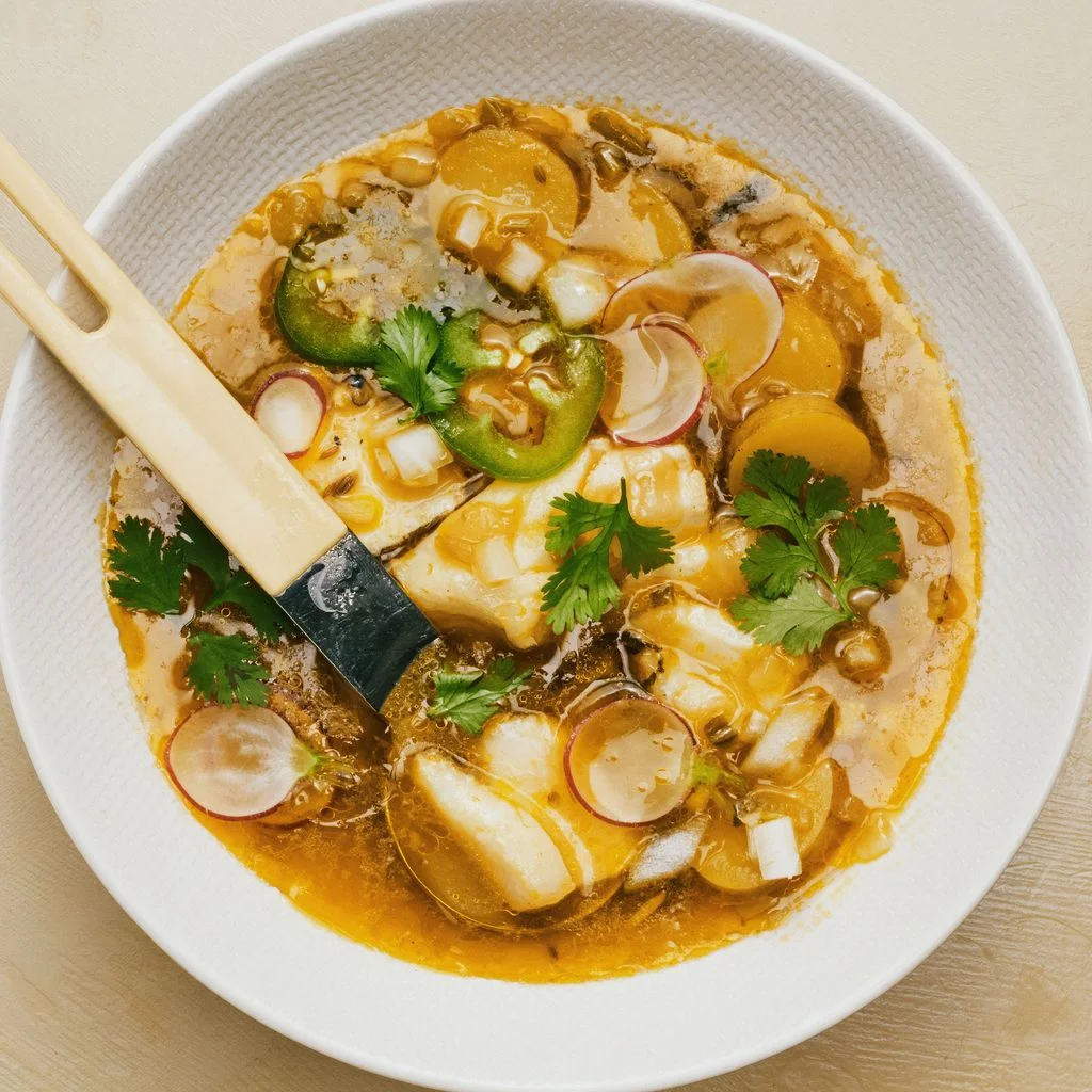 Image may contain Food Food Presentation Meal Dish Bowl Plate and Cilantro