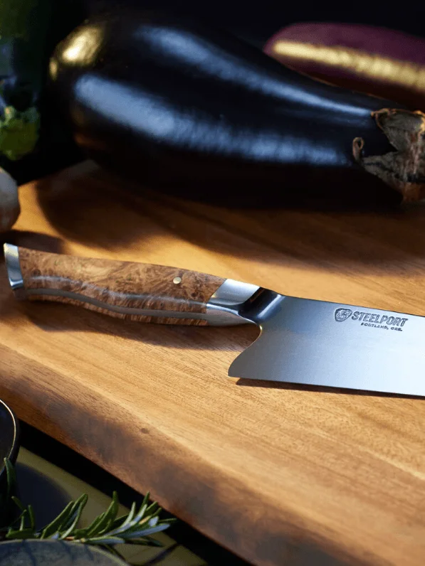 Image may contain: Blade, Knife, Weapon, Food, and Produce