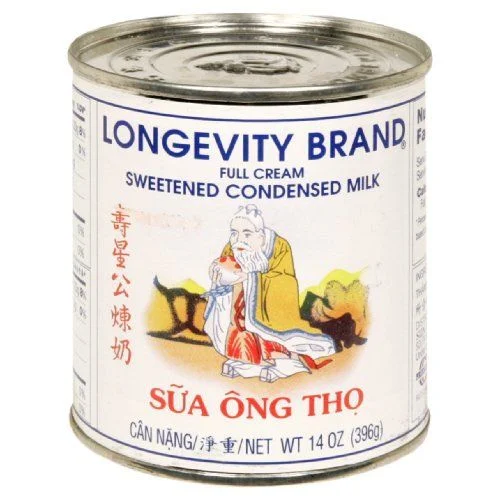 Product shot of longevity sweetened condensed milk