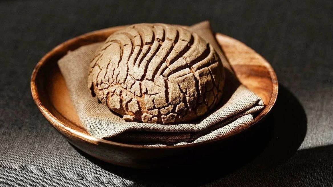 A concha de pixtle from Cosme in New York City.